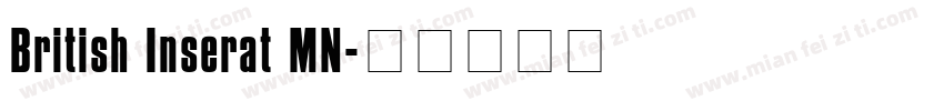 British Inserat MN字体转换